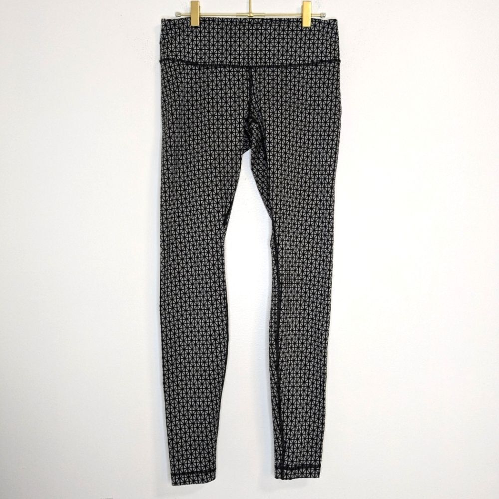 Lululemon Geometric Print Workout Leggings Athletic Yoga Pants Size 6